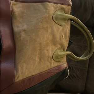 Vintage pour la victoure bag -Brown and Tan